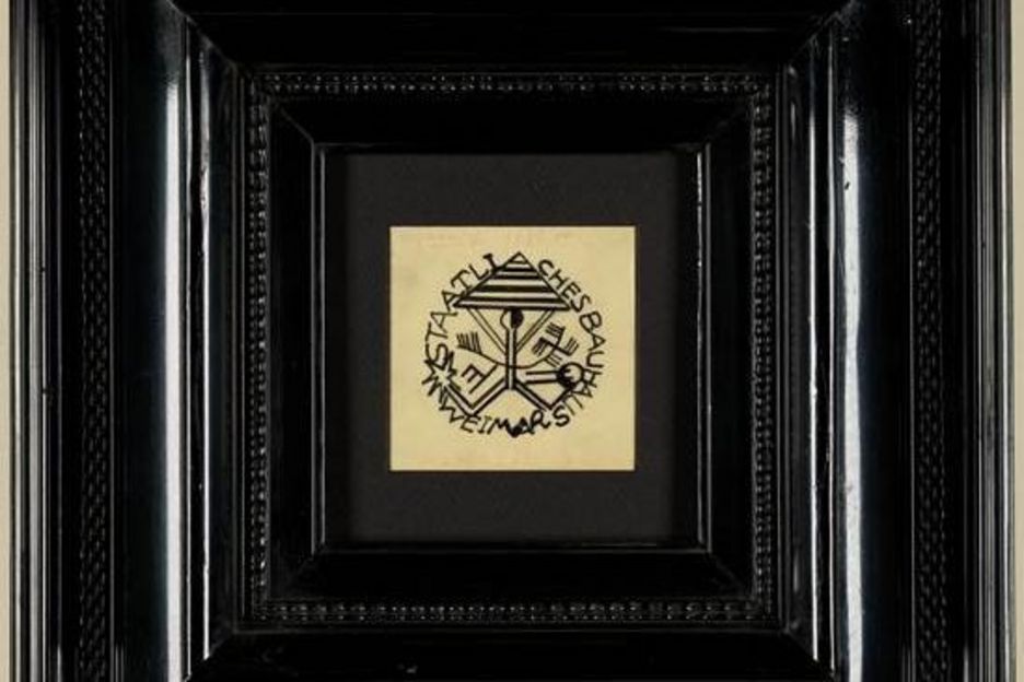 BU. Karl Peter Röhl, Sternenmännchen, Bauhaus-Signet, 1919 Sammlung Freese