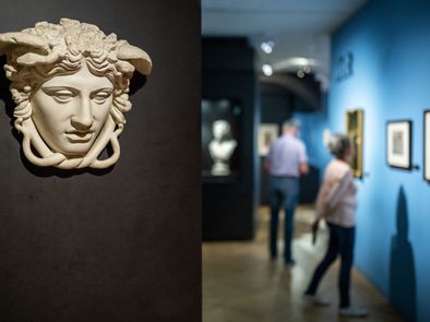 View into the exhibition at the Goethe National Museum