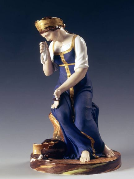 St. Petersburg, Kaiserliche Manufaktur (Stephan S. Pimenow), Mädchen mit zerbrochenem Milchkrug, 1810-1820 