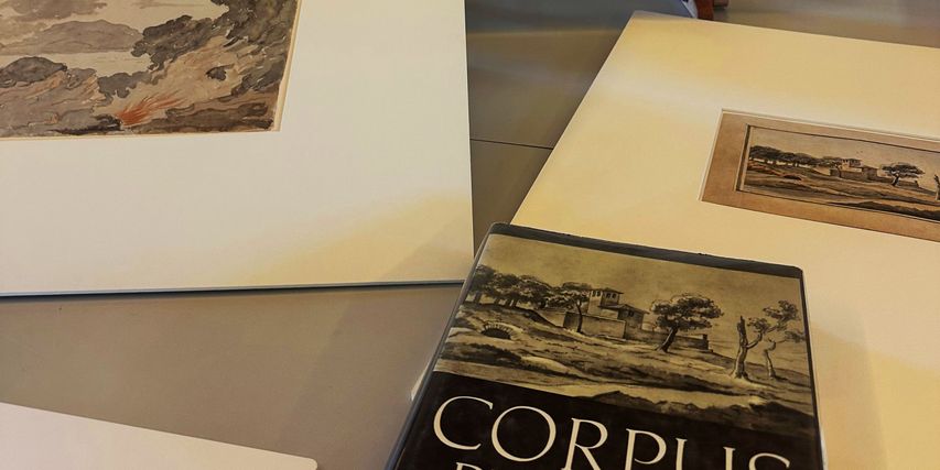 Landschaftszeichnungen der Italienischen Reise im Studiensaal der Graphischen Sammlungen