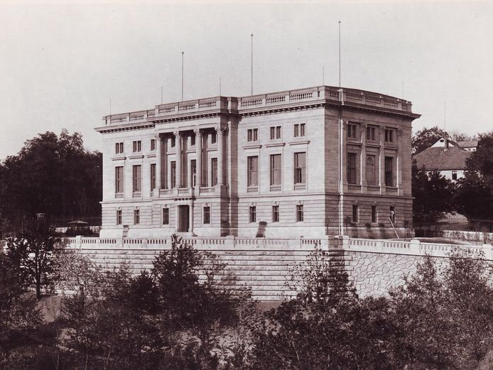 Historische Aufnahme des Goethe- und Schiller-Archivs in Weimar