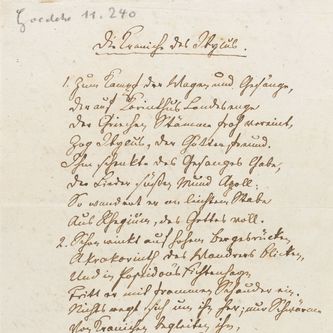 Das Goethe- und Schiller-Archiv in Weimar - Das älteste Literaturarchiv ...