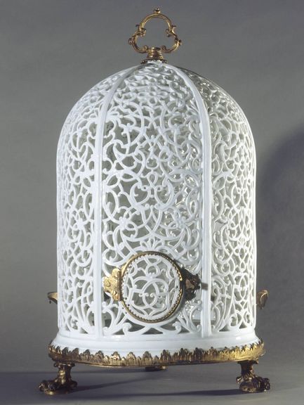  Deutschland, vermutlich Manufaktur Meißen (Johann Joachim Kändler), Vogelbauer (Volière), um 1735 