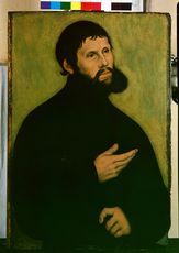 Dargestellte Person: Luther, Martin (1483 - 1546)
Künstler: Cranach, Lucas d. Ä. (1472 - 1553)