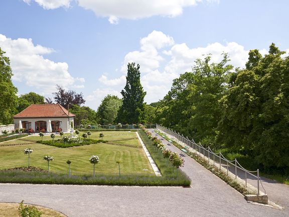 Blick auf das Ost-Parterre