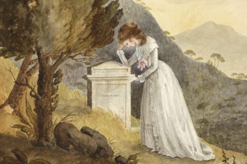 Elisabeth Maria Gore (17-53-1802), Lotte an Werthers Grad o.J.