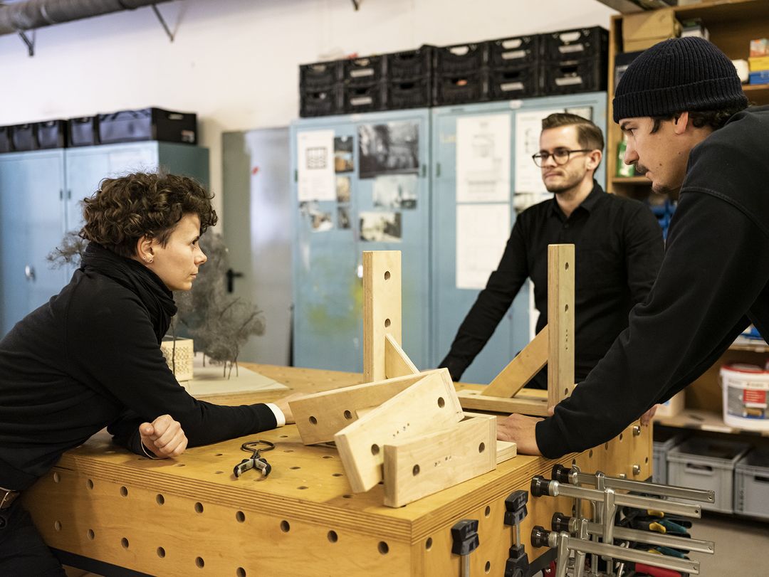 Studio Boom in der Werkstatt