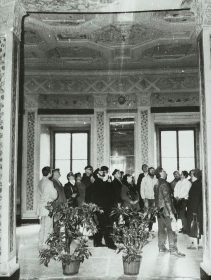 SW-Foto Residenzschloss, Schloss, Besichtigung mit Gruppe 1985