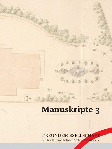 Ein Exemplar des Manuskripte 3 Heftes der Freundesgesellschaft des Goethe- und Schiller-Archivs 