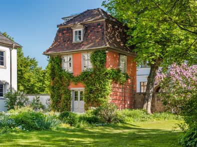 Stone pavilion in the garden of the Goethe Residence
