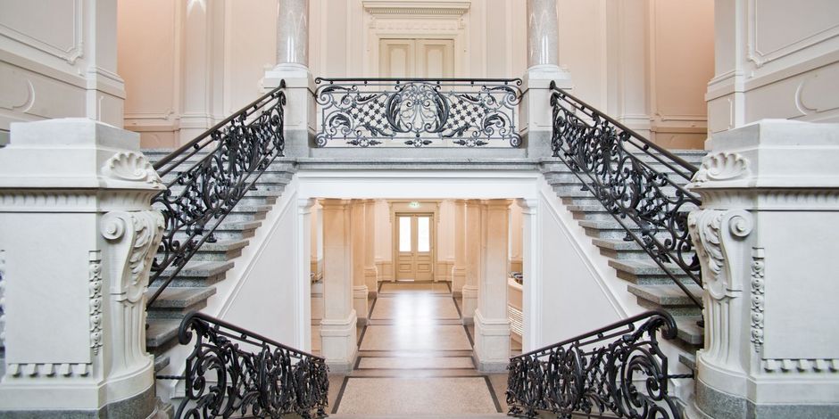 Blick auf das Foyer des Goethe- und Schiller-Archivs in Weimar.