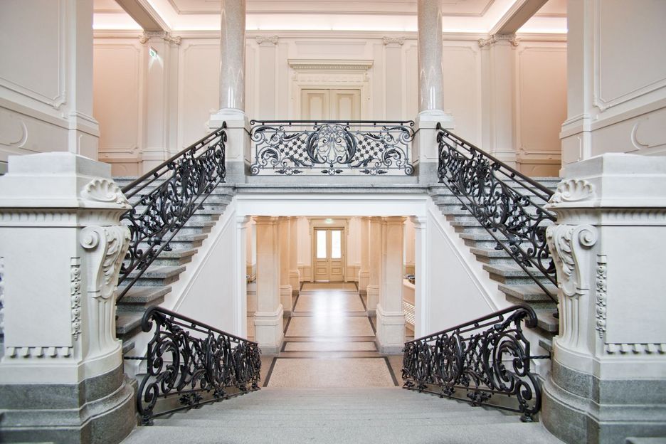 Blick auf das Foyer des Goethe- und Schiller-Archivs in Weimar.