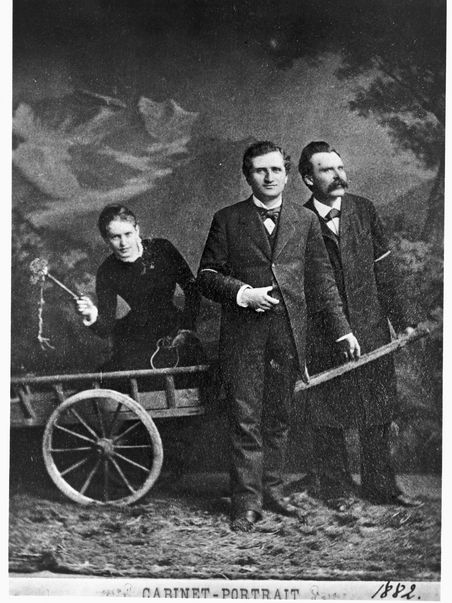 Photography of Friedrich Nietzsche, Paul Rée and Lou Salomé