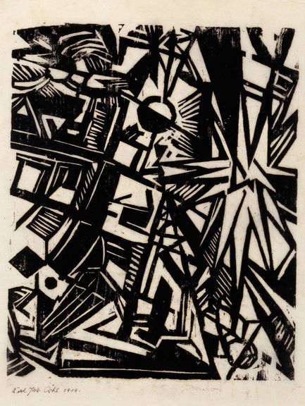 Karl Peter Röhl, "Kosmische Komposition", 1919 