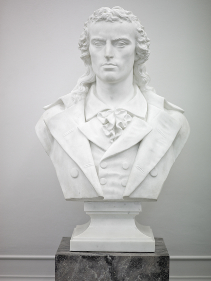 Eine Büste von Friedrich von Schiller, erstellt von Carl Rumpf (1896)