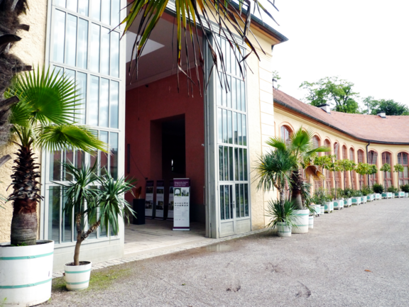 Blick in die Ausstellung "Historische Gärten und Klimawandel"