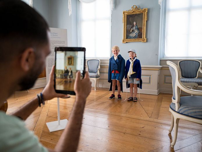 Kostümwerkstatt im Festsaal des Wittumspalais