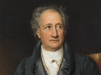 Friedrich Dürck nach Joseph Karl Stieler: Porträt Johann Wolfgang von Goethe, 1829