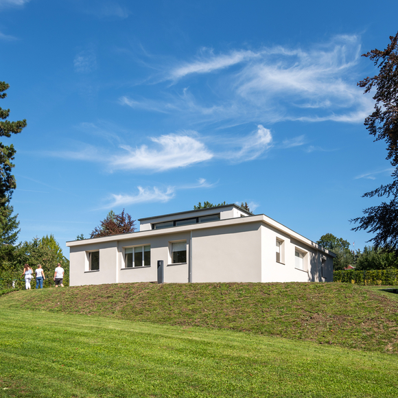 This model house "Haus Am Horn" was built especially for the 1923 Bauhaus exhibition