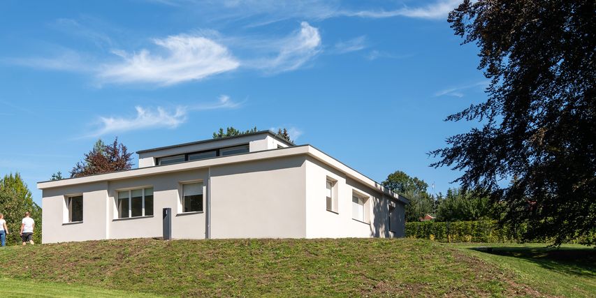 Das Haus Am Horn wurde 1923 als Versuchshaus errichtet.