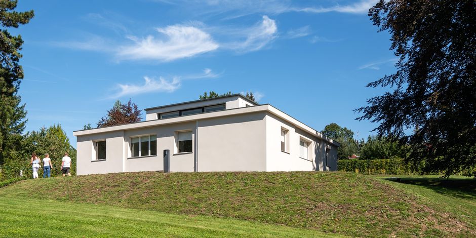 Das Haus Am Horn wurde 1923 als Versuchshaus errichtet.