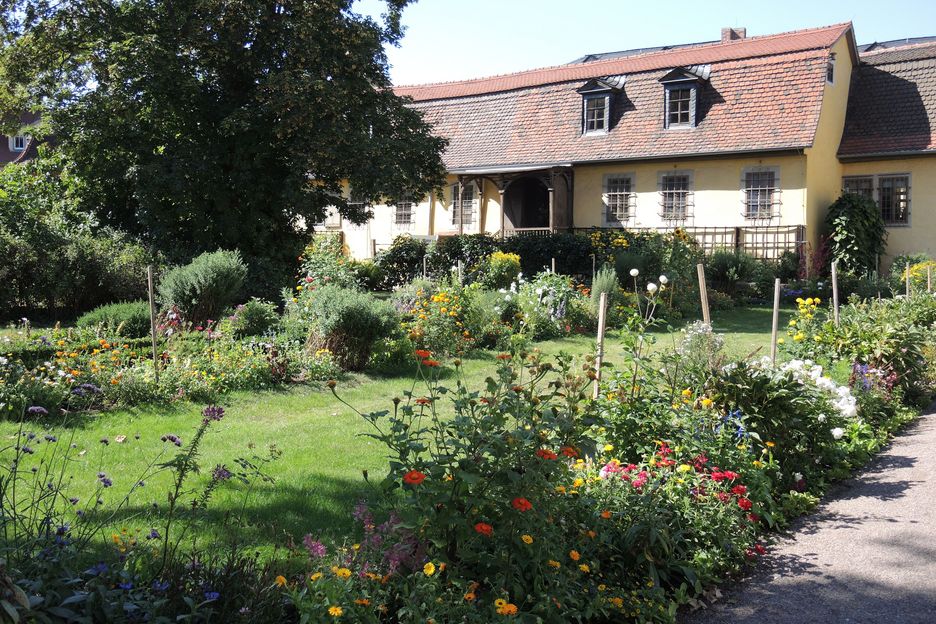 Hausgarten des Goethehauses am Frauenplan