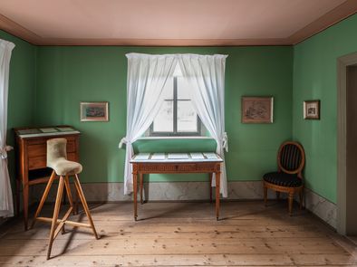 Goethes Arbeitszimmer mit Sitzbock