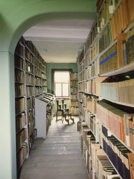 Blick in Goethes Bibliothek am Frauenplan