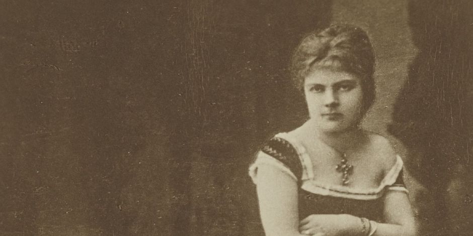 Martha Remmert und Franz Liszt, Postkarte nach einem Foto von Louis Held, 1885 Martha Remmert und Franz Liszt, Postkarte von 1885