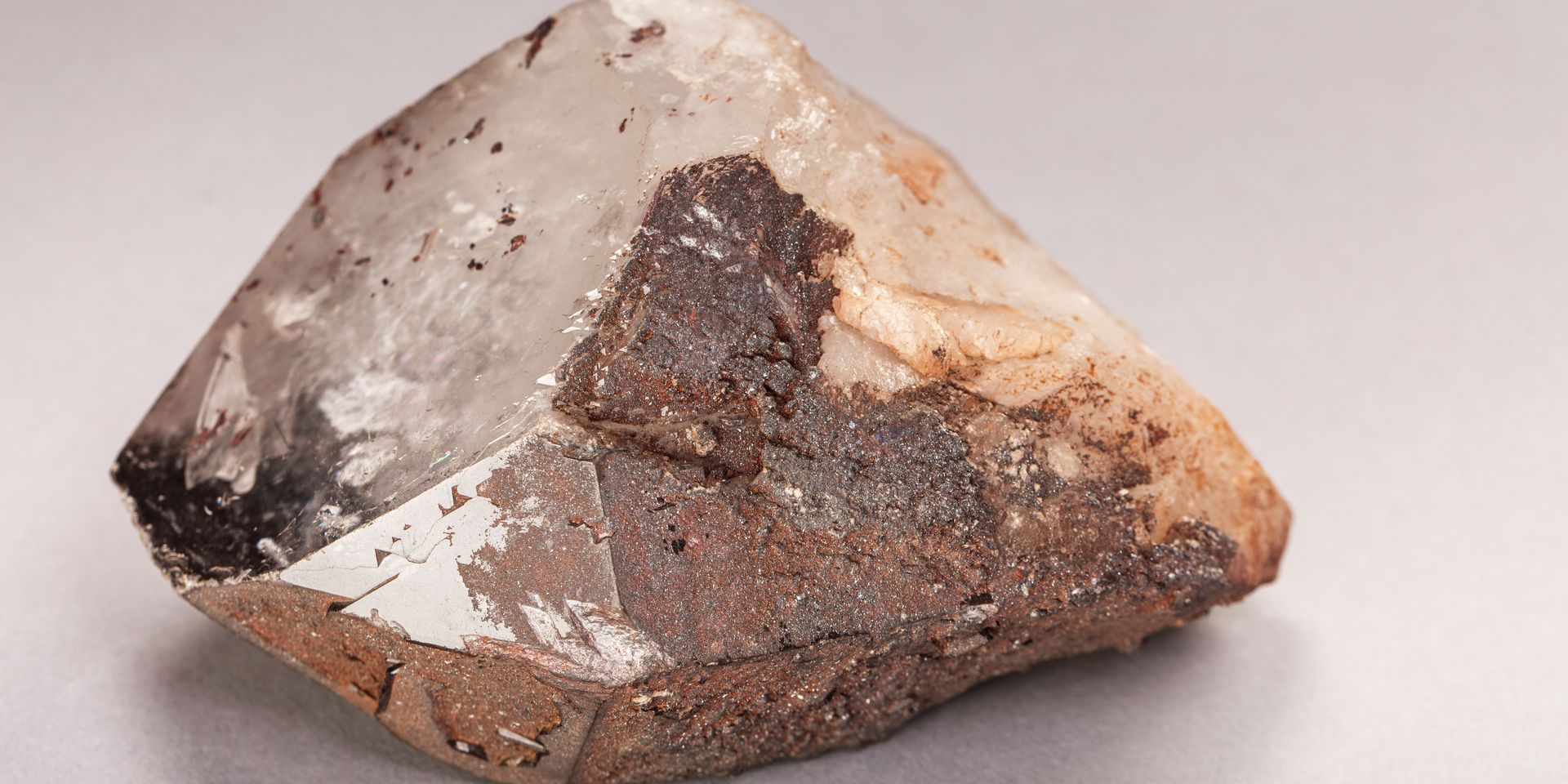 Post aus Grönland Ansicht eines Bergkristalls