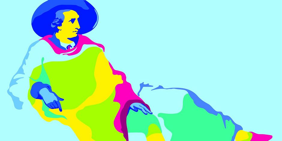 Goethe. Verwandlung der Welt Goethe wird modern in knallig bunten Farben gezeigt