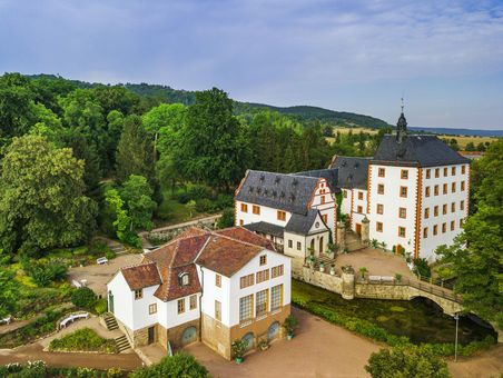Southwest view of the castle and Liebhabertheater