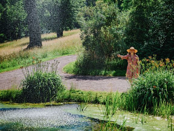 Wasserspiel der großen Fontäne