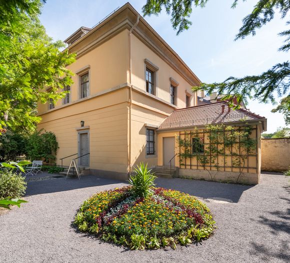 Blick auf das Liszt-Haus