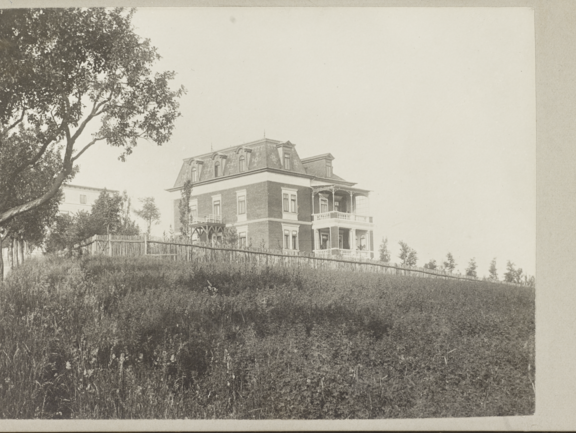 Die Villa Silberblick im bauzeitlichen Zustand vor 1900