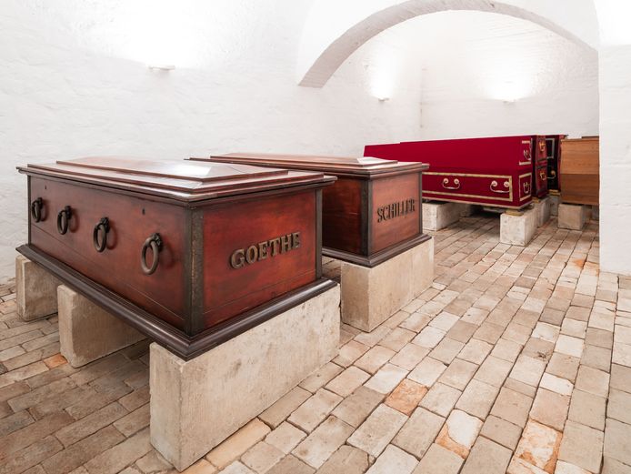 Särge von Goethe und Schiller