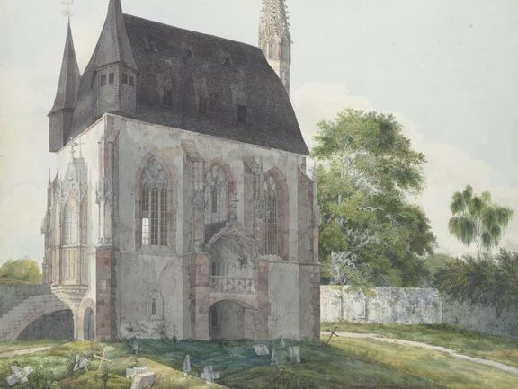Fohr, Carl Philipp: “The Funeral Chapel in Kiedrich”, ca. 1814