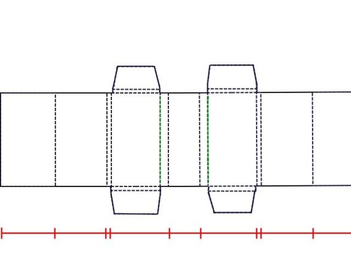 Sketch for constructing a protective cover for silk and silk-velvet bindings