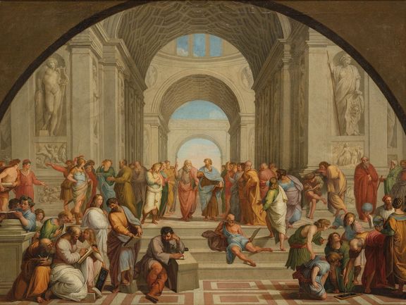 Johann August Nahl nach Raffael, Die Schule von Athen, um 1780 