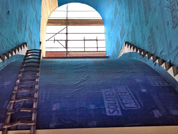 Errichtung des Rohbaus aus Brettsperrholz 