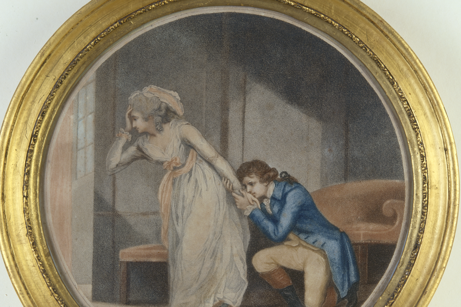 Charles Knight nach James Northcote: Letzte Begegnung zwischen Lotte und Werther, 1784