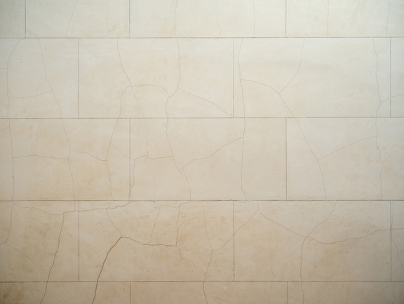 Close up of beige stucco marble