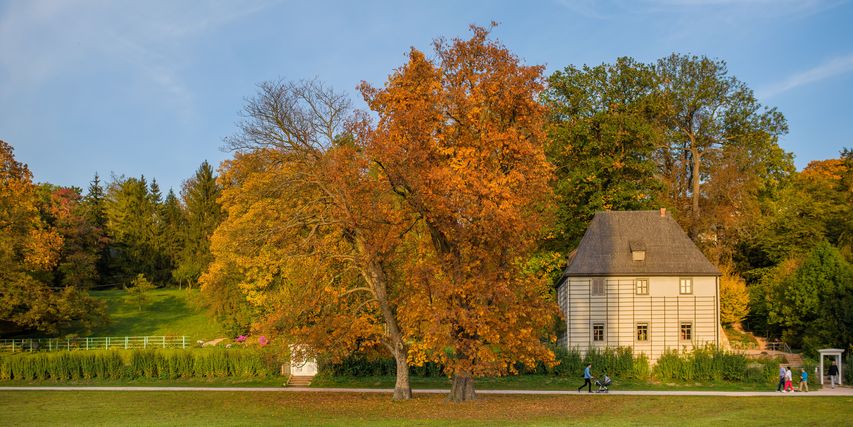 Goethes Gartenhaus im Herbst