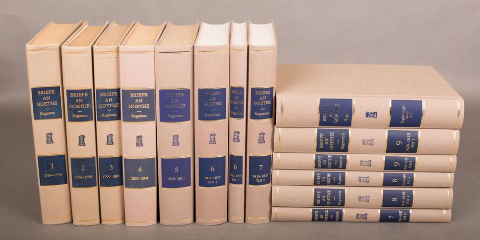 Foto der Regestausgabe: Briefe an Goethe