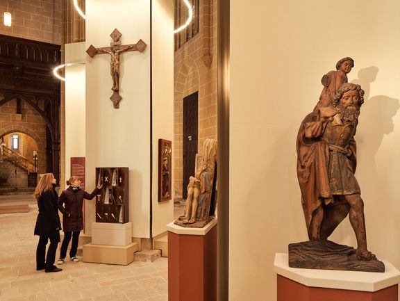 Exhibition "Of Unicorns and Dragon Slayers" in the Museum of St. Mary’s, Müntzergedenkstätte, Mühlhausen