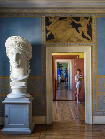 Raumflucht vom Junozimmer bis zum Großen Sammlungszimmer