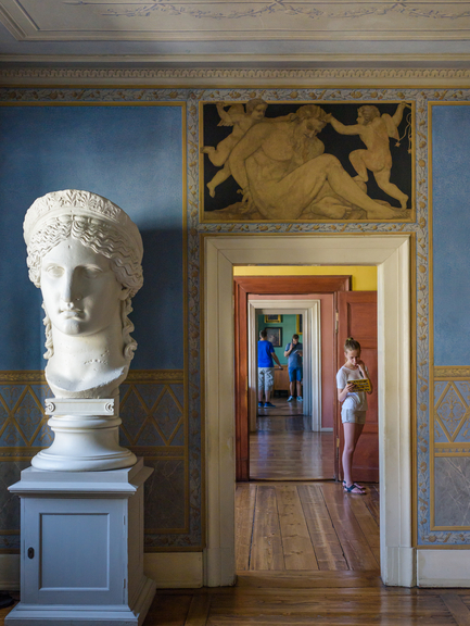 View from the Juno Room to the Large Collection Room