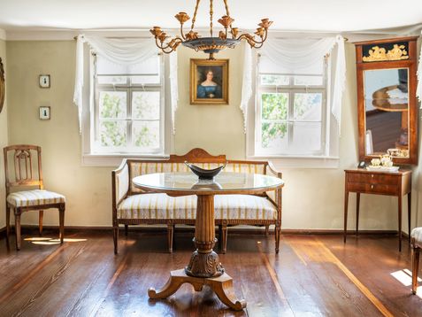 Blick ins Schiller-Museum Bauerbach