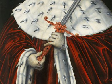 Porträt von Johann Friedrich I. der Großmütige Kurfürst von Sachsen, um 1540, von Lucas Cranach dem Älteren