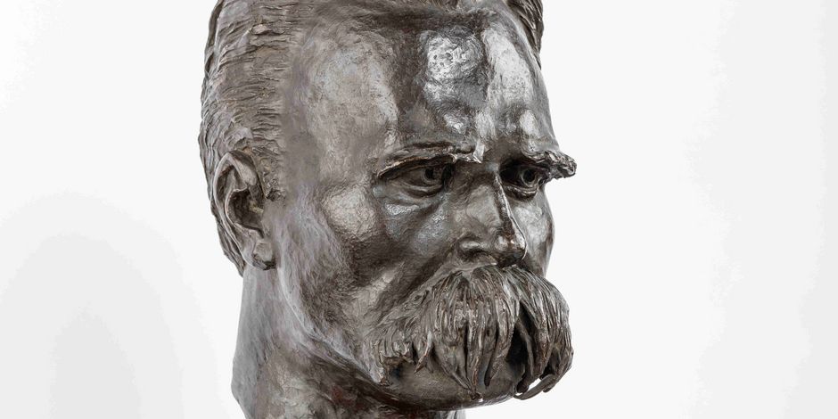 Friedrich Nietzsche Büste aus Bronze